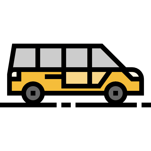 Minibus transportation minibus transport icon