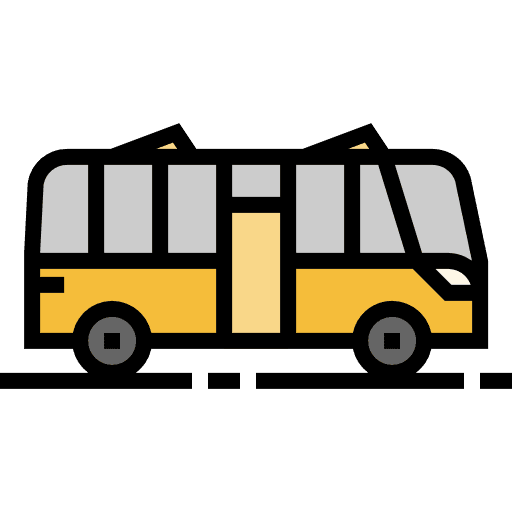 Bus bus transportation public transport icon