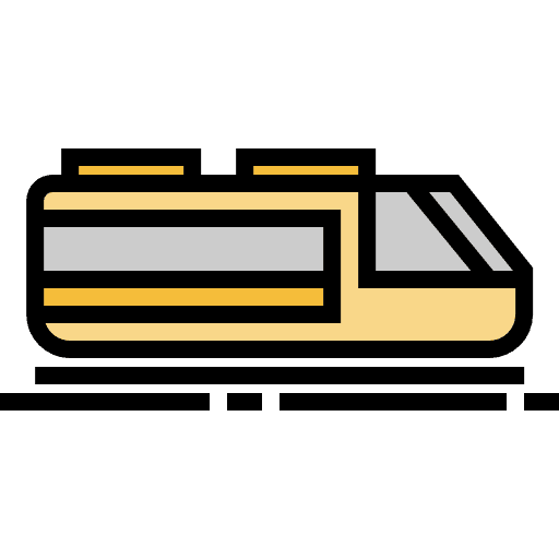 Train street transport transportation icon