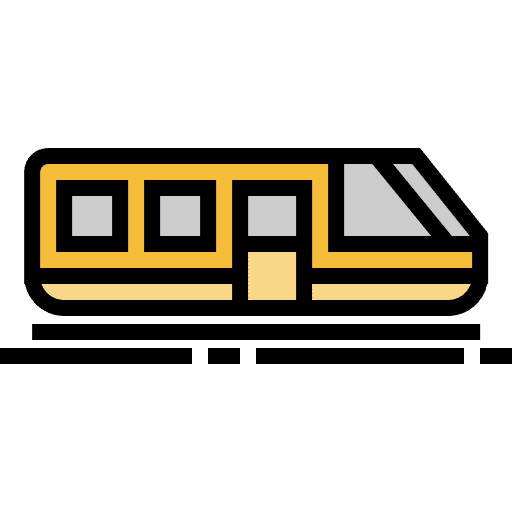 Train train rails street icon