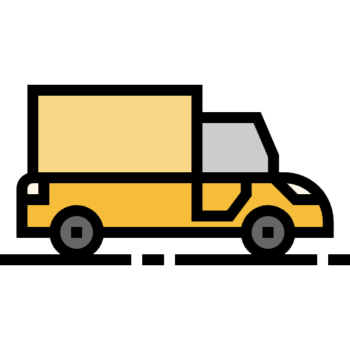 Van transport cargo truck van icon