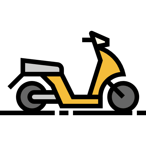 Vespa motorcycle vespa transport icon