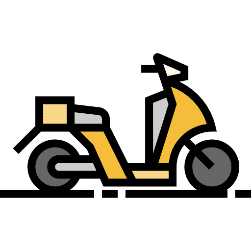 Vespa motorcycle vespa transport icon