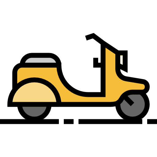 Vespa vespa transport motorbike icon