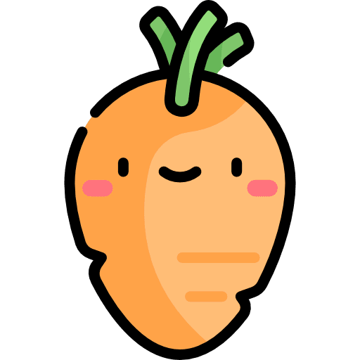 Carrot vegetable vegan carrot icon