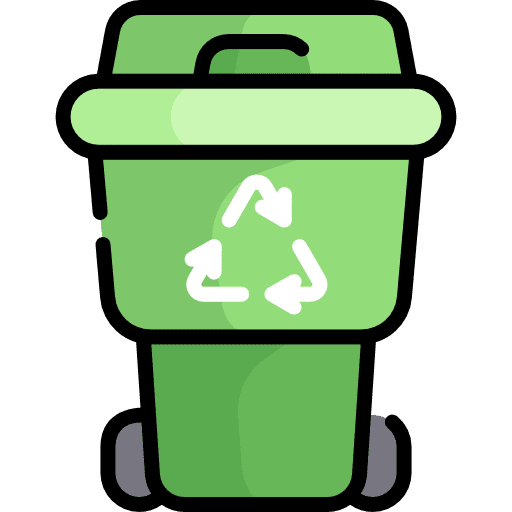Trash bin tools and utensils trash icon