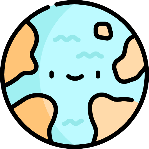 Planet earth ecology and environment global planet earth icon