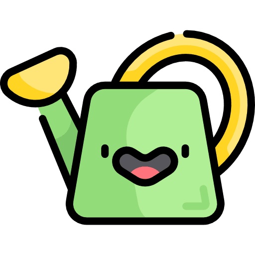 Watering can tools and utensils gardening water icon