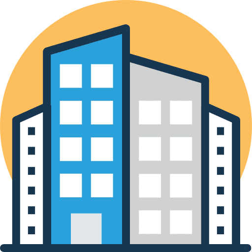 Building office condo architecture and city icon