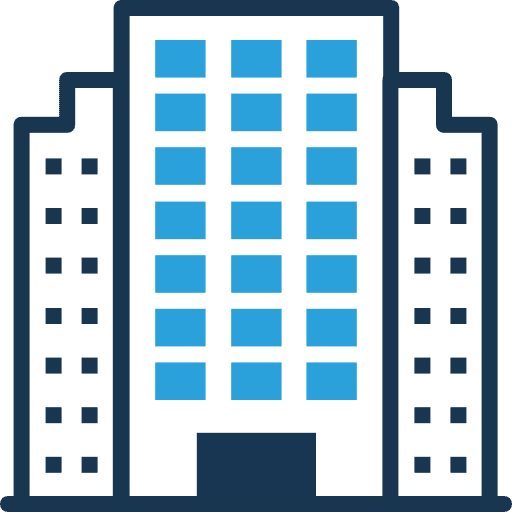 Building urban buildings architectonic icon