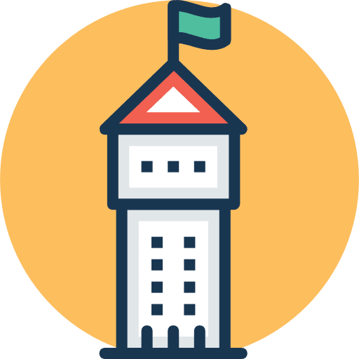 Tower tower fortress castle icon
