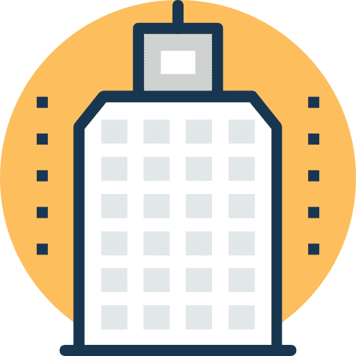 Building town architectonic office icon