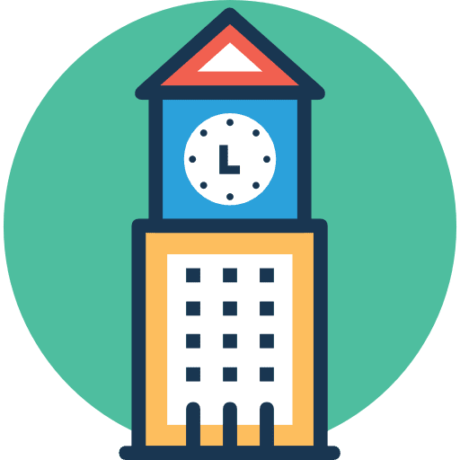 Clock tower architectonic monuments tower icon