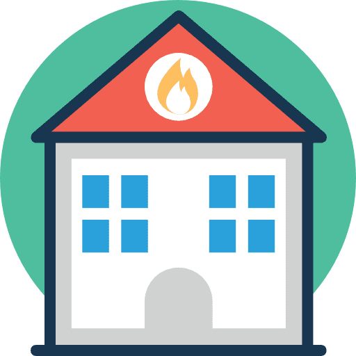 Fire station firemen architecture and city emergencies icon