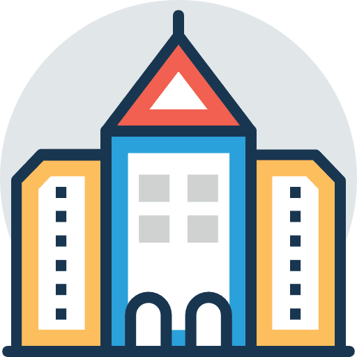 Museum classical monuments temple icon