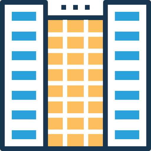 Building building architecture and city office icon