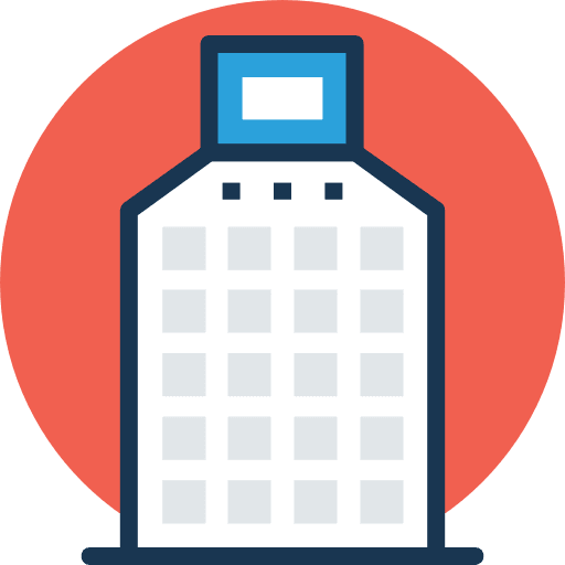 Building office block urban office icon