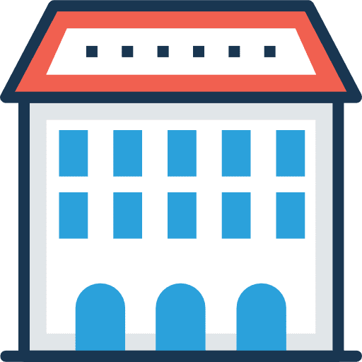 Building urban buildings architectonic icon