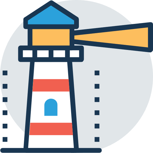 Lighthouse orientation lighthouse architecture and city icon