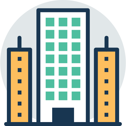 Building city urban office icon