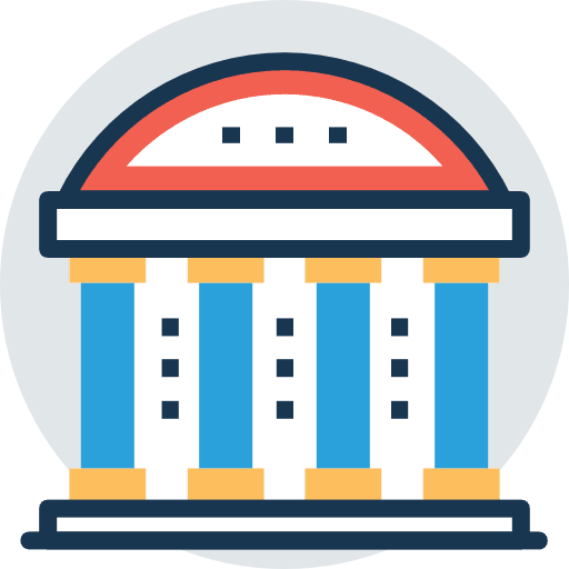 Museum monuments urban architecture and city icon