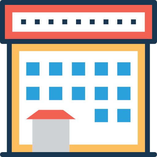 Post office transport architecture and city mail icon