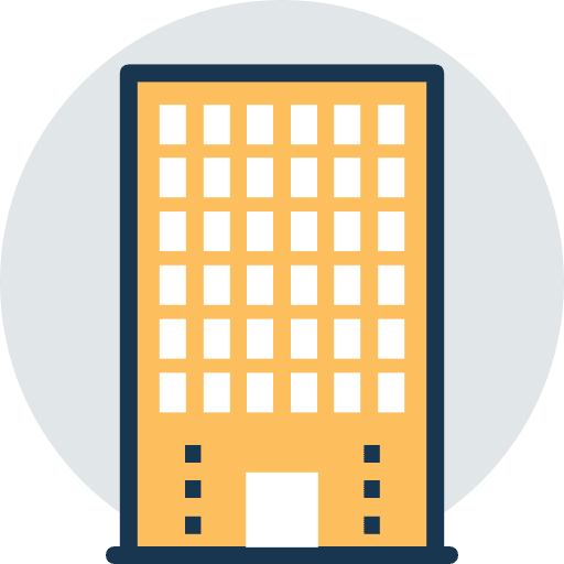 Building urban building town icon