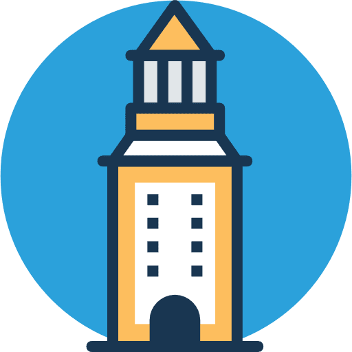 City hall buildings hall monument icon