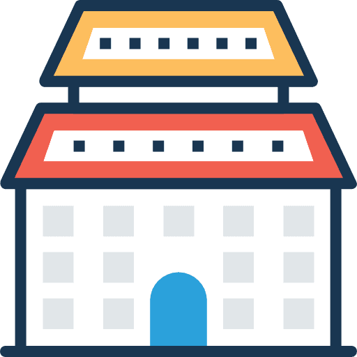 Store commerce food architecture and city icon