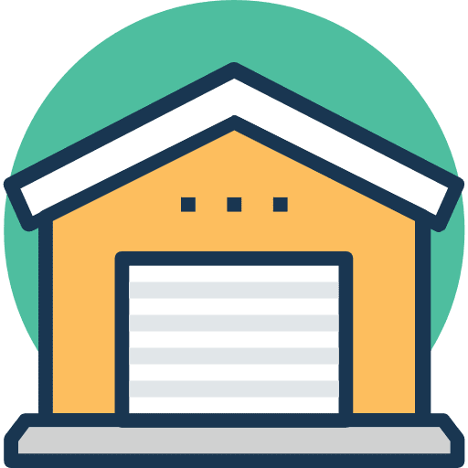 Warehouse warehouse buildings architecture and city icon