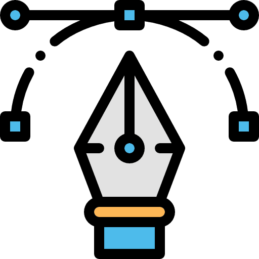 Vector pen graphic tool vector icon