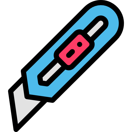 Cutter tools and utensils cutting construction and tools icon