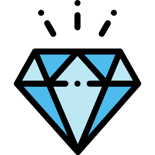 Quality business and finance fashion jewelry icon