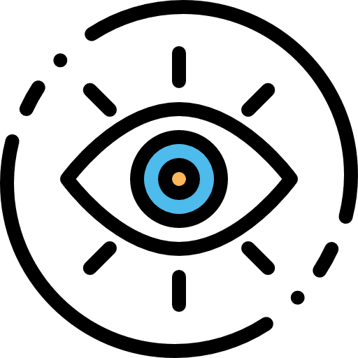 View interface medical eye icon