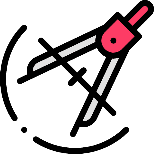 Compass drawing school materials miscellaneous icon