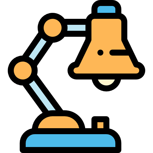 Desk lamp technology light desk lamp icon