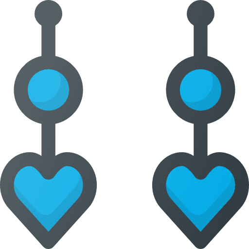 Earrings jewelry elegant fashion icon