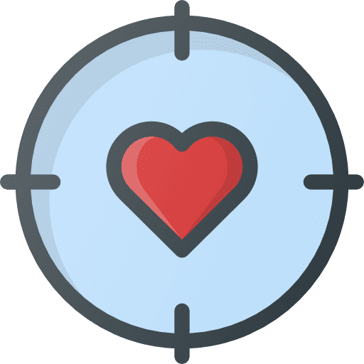 Target love and romance love valentines day icon