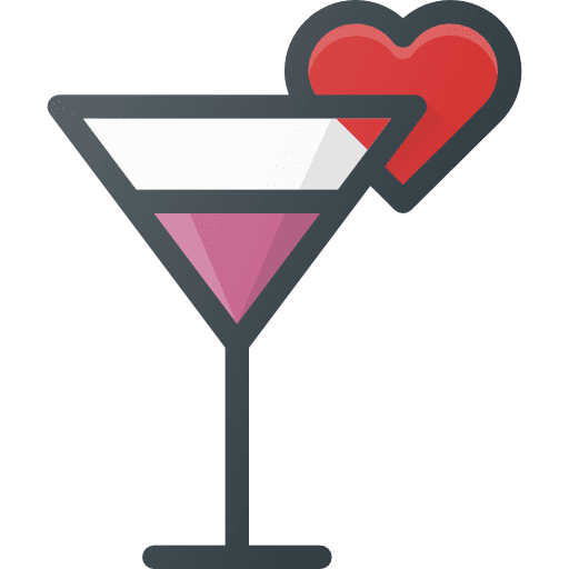 Cocktail straw alcoholic drinks cocktail icon