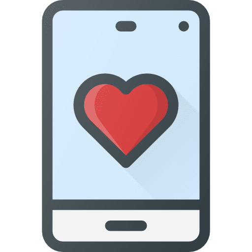 Message love message cellphone love and romance icon
