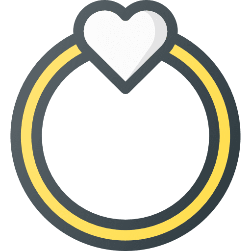 Ring ring jewelry diamond icon