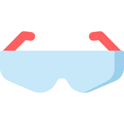Goggles chemicals lab technician goggles icon