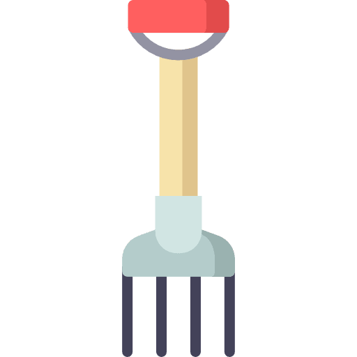 Pitchfork gardening construction and tools tools and utensils icon