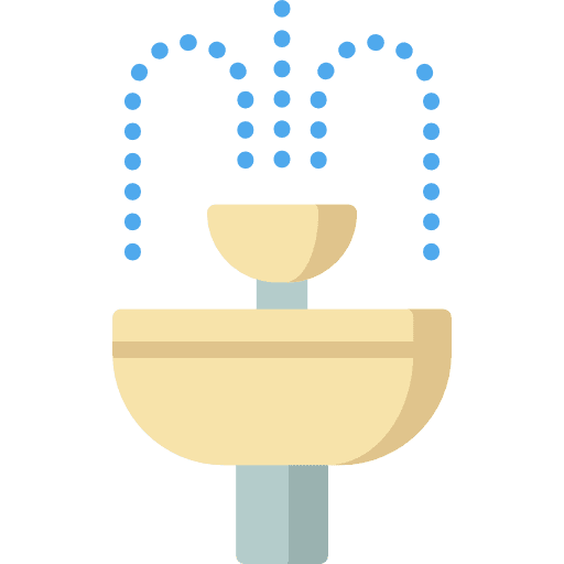 Fountain furniture and household miscellaneous garden icon