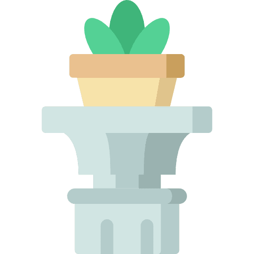 Garden flower ecology and environment gardening icon