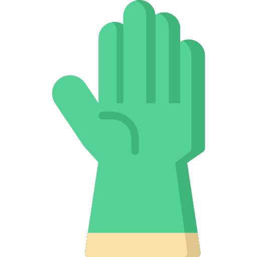 Gloves furniture and household garden gloves icon