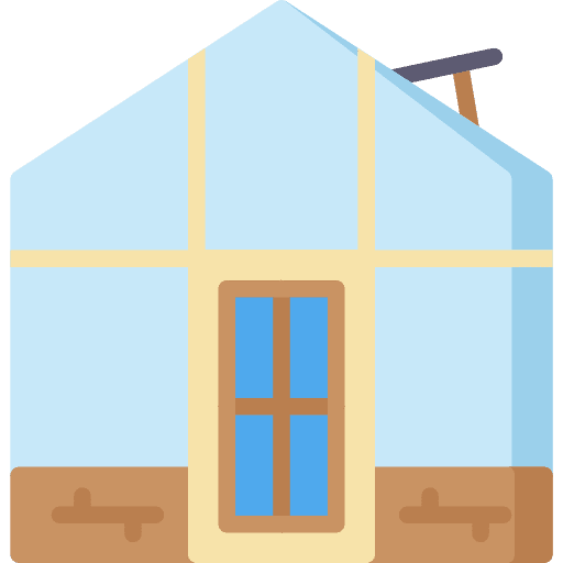 Greenhouse sun greenhouse sunny icon