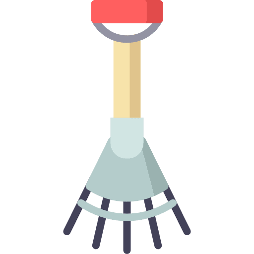 Rake tool tools and utensils farming and gardening icon