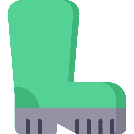Boots gardening boots farming icon