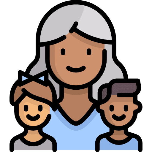 Grandmother grandson social grandmother icon